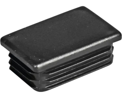 Dop lamelar dreptunghiular din plastic negru pentru țevi