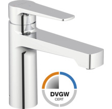 Baterie monocomandă pentru lavoar din metal cromat cu certificare DVGW.