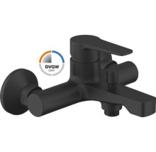 Baterie monocomandă pentru cadă, negru mat, cu certificare DVGW.