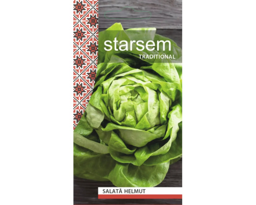 Plic de semințe de salată Helmut Starsem din gama Traditional.