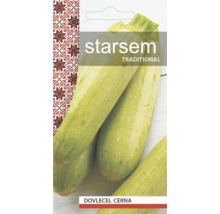 Plic semințe dovlecel Starsem Traditional soi Dovlecel Cerna cu imaginea unor dovlecei.