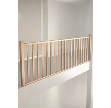 Balustradă din lemn pentru galerie sau scară cu tije verticale.