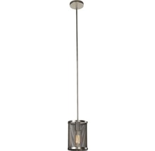 Lampa suspendată cu abajur din plasă metalică