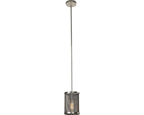 Lampa suspendată cu abajur din plasă metalică