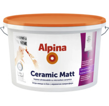 Vopsea mată de interior Alpina Ceramic Matt, ultralavabilă cu microsfere ceramice, 2,5 litri pentru circa 25 metri pătrați.