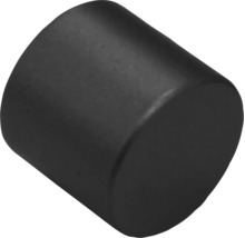 Dop cilindric din plastic de culoare neagră.