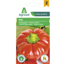 Semințe Agrosel Vlad, ardei gogoșar, Pritamin paprika. Cu protecție pentru germinare și soi românesc.
