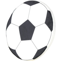 Autocolant de perete în formă de minge de fotbal cu un model clasic.