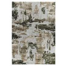 Covor cu model abstract multicolor în stil vintage.