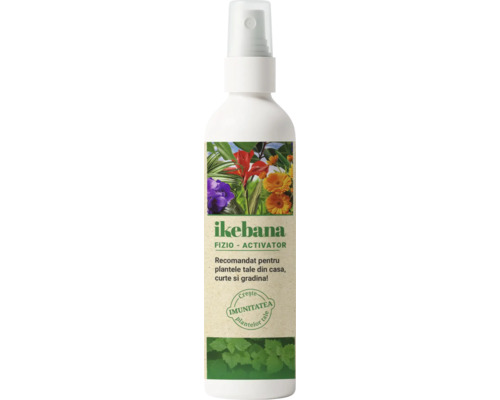 Spray pentru plante Ikebana Fizio-Activator pentru creșterea imunității plantelor de interior, din curte și grădină.