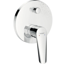 Baterie monocomandă Hansgrohe pentru duș sau cadă, instalare încastrată, rozetă rotundă, crom.