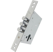 Broască îngropată Yale din metal cu trei bolțuri și decupaj pentru cilindru profilat.