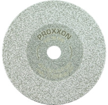 Disc de tăiere diamantat Proxxon, diametru 45 milimetri, grosime 0,9 milimetri, maxim 17.000 de rotații pe minut.