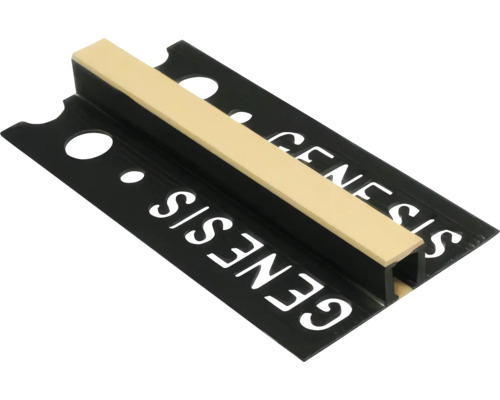 Profil de rost pentru dilatație Genesis din plastic cu inserție flexibilă pentru montarea plăcilor ceramice