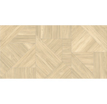 Placă ceramică cu model geometric din linii paralele în diferite direcții.