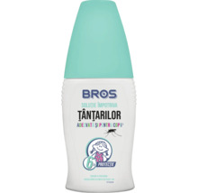 Bros soluție împotriva țânțarilor pentru copii de peste 1 an, 6 ore protecție, conține D-panthenol.