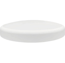 Capac rotund alb pentru plafoniere din plastic.
