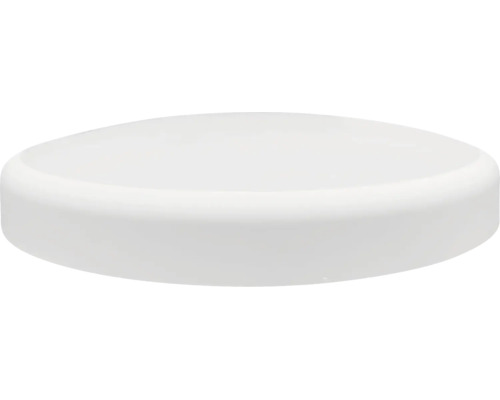 Capac rotund din plastic alb pentru plafoniere.
