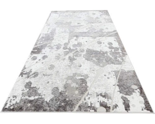 Covor dreptunghiular cu model abstract marmorat.