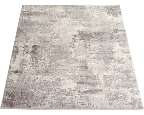 Covor dreptunghiular cu model abstract de marmură vintage în gri și alb.