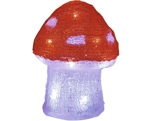 Lampă decorativă LED ciupercă din acril texturat pentru interior și exterior