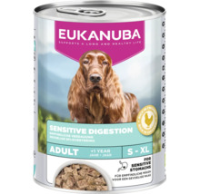 Hrană umedă pentru câini Eukanuba Sensitive Digestion Adult bogată în pui pentru digestie sensibilă