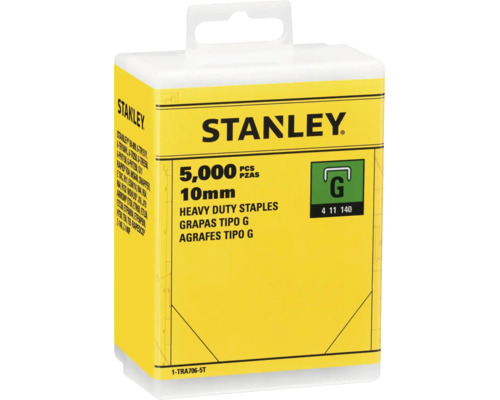 Capse Stanley tip G, 10 milimetri, 5000 bucăți.