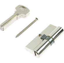 Set cilindru profilat compus dintr-un butuc, un șurub de fixare și mai multe chei din metal.