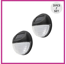Lampă solară exterior Rabalux Lermos 0,06W 3 lumeni 3000K, neagră