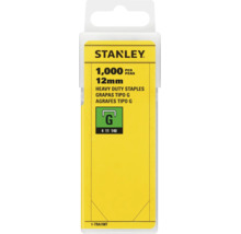 Capse Stanley tip G, 12 milimetri, 1000 de bucăți.