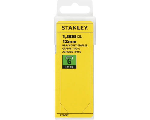 Capse Stanley tip G, 12 milimetri, 1000 de bucăți.