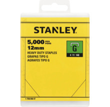 Stanley Logo. 5000 de capse Stanley Tip G pentru regim greu de lucru, 12 milimetri.