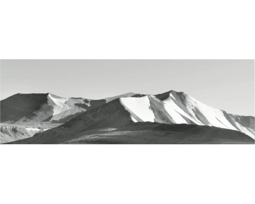 Tablou canvas Sepia Mountain Ridges 50x150 cm