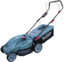 Mașină electrică de tuns gazonul de la Könner & Söhnen cu sac de colectare a ierbii și mâner reglabil.