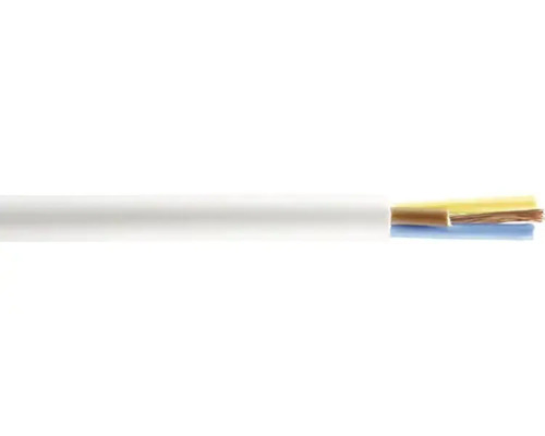 Cablu MYYM (H05VV-F) 3x1 mm² inel 50m, alb