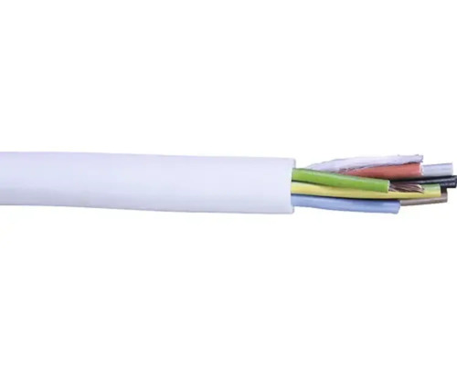 Cablu MYYM 5x6 mm inel 25 m, alb