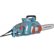 Fierăstrău electric cu lanț Könner und Söhnen cu șină de ghidaj și mâner ergonomic.
