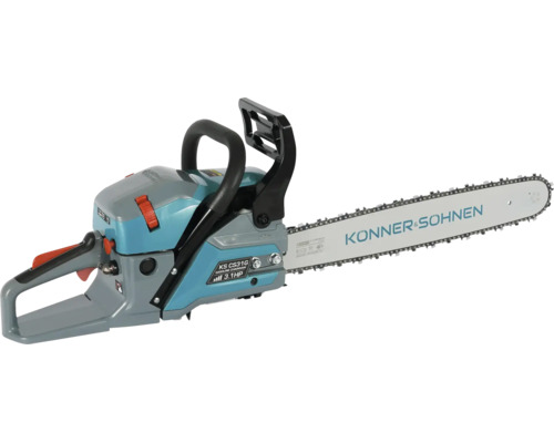 Ferăstrău cu lanț pe benzină Könner și Söhnen KS CS31G de 3,1 cai putere cu mâner ergonomic.