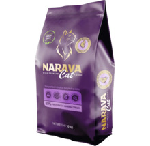 Hrană pisici Narava Sterilised Chicken, High Premium, 10 kilograme, 80 la sută proteine animale, control pH, taurină și prebiotice.
