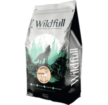 Hrană pentru câini Wildfull Ultra Premium cu vânat, fără cereale, pentru câini adulți de toate taliile, sac de 12 kilograme.