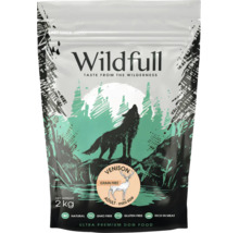 Hrană pentru câini Wildfull Adult Mini vânat, fără cereale, naturală, fără organisme modificate genetic, fără gluten, 2 kilograme.