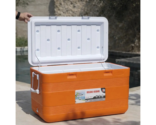 Ladă frigorifică Duramax Keep Cold Deluxe 100 l portocaliu | HORNBACH
