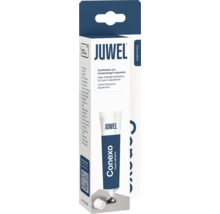 Adeziv puternic JUWEL Conexo pentru utilizare în acvarii, ambalaj și tub de adeziv.