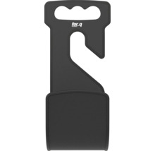 Suport pentru furtun din plastic cu mâner de transport și cârlig de agățare, for.q Logo.
