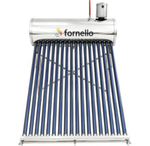 Panou solar Fornello cu colector cu tuburi vidate și rezervor din oțel inoxidabil.