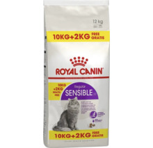 Royal Canin Logo, pachet de 12 kilograme de hrană uscată pentru pisici adulte, Sensible 33 pentru digestie sensibilă.