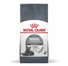 Hrană uscată pentru pisici Royal Canin Dental Care, ajută la reducerea formării plăcii dentare și a tartrului, Logo Royal Canin.