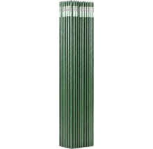 Mănunchi de tutori din metal plastifiat pentru susținerea plantelor de grădină.
