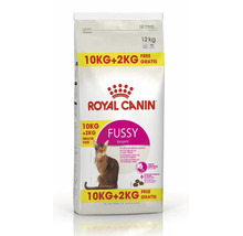Hrană pentru pisici Royal Canin Fussy Exigent pentru pisici mofturoase, sac de 12 kilograme.