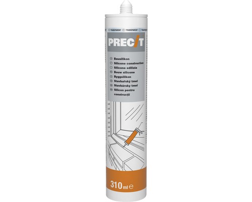 Silicon PRECIT pentru construcții 310 ml transparent